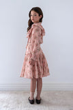 Petite Amalie Vintage Roses Cord Skirt