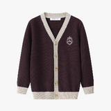 Coco Blanc Burgundy Cardigan