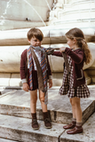 Coco Blanc Burgundy Cardigan