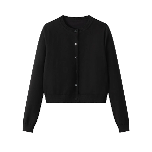 Coco Blanc Black Teen Cardigan