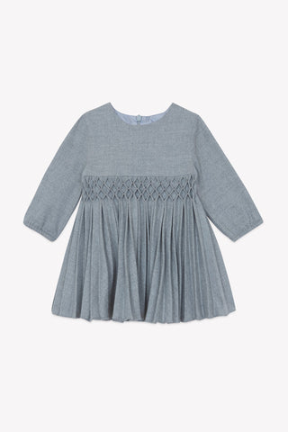 Tartine et Chocolate Medium Heather Grey Baby Dress