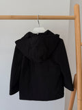 Manuell Frank Black Hooded Jacket