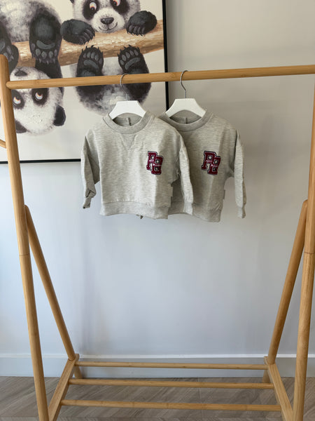 Petit Blush Grey Melange PB Easy Sweater