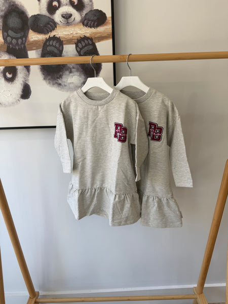 Petit Blush Grey Melange PB Aliza Dress