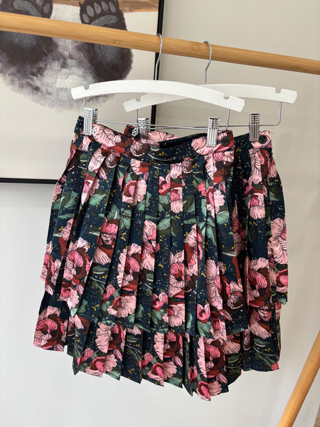 Cottier Navy Stella Skirt