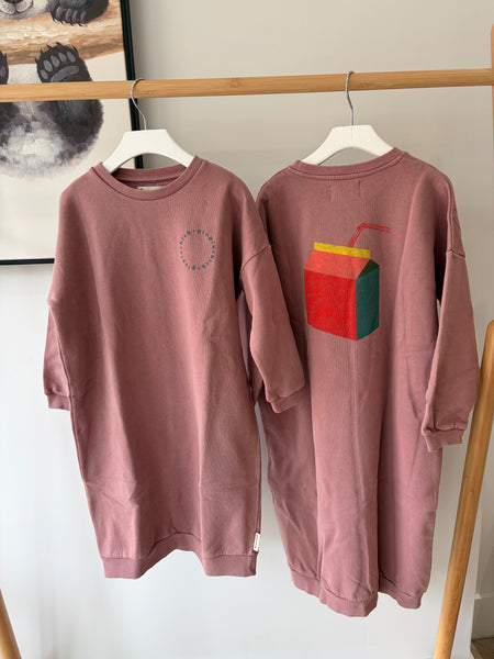 Piupiuchick Pink Lunch Break Knee Length Dress
