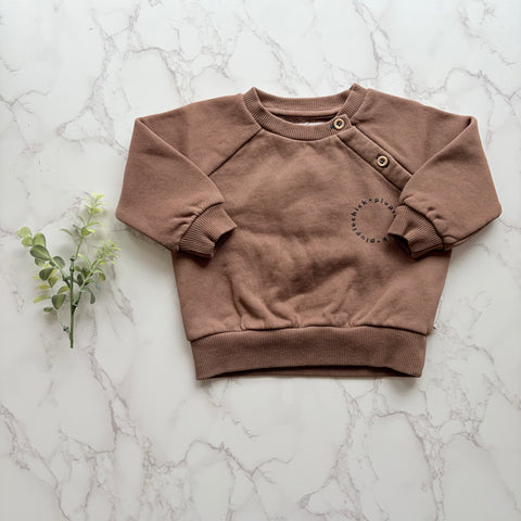 Piupiuchick Baby Brown Piupiuchick Print Sweatshirt
