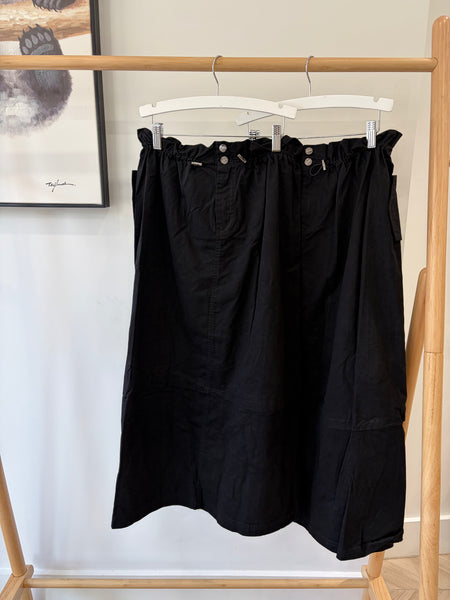 Soir Black Rowan Midi Skirt