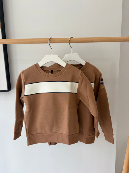 Colmar Marrakech/Tofu/Navy Piping Crewneck 36000014-3LN-636