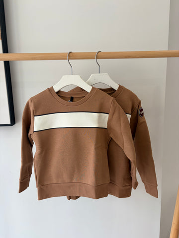 Colmar Marrakech/Tofu/Navy Piping Crewneck 36000014-3LN-636