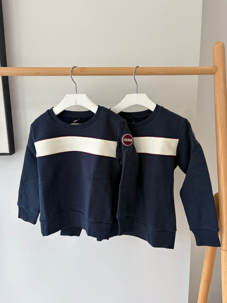 Colmar Navy/Tofu Piping Crewneck 36000014-3LN-68