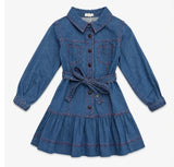 Cottier Blue Aria Dress