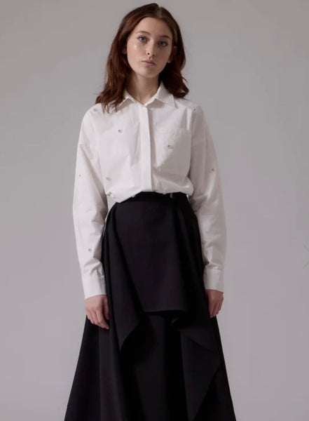 Soir White Liliane Blouse