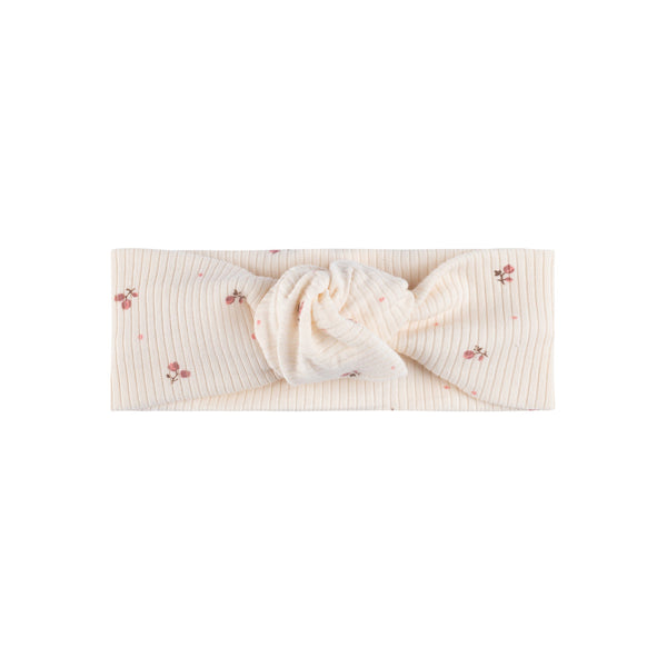 Ely's & Co Pink/Cream Ribbed Tulip Headband