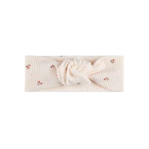 Ely's & Co Pink/Cream Ribbed Tulip Headband