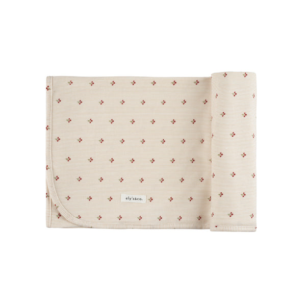 Ely's & Co Pink Daisy Blanket