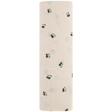 Ely's & Co Blue Cherry Muslin Swaddle