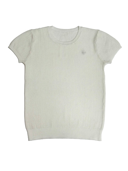 Cottier White Jean Knit Sweater