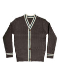 Cottier Cocoa Oz Knit Cardigan