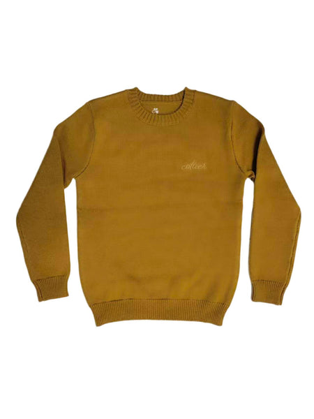 Cottier Mustard Leo Knit Sweater