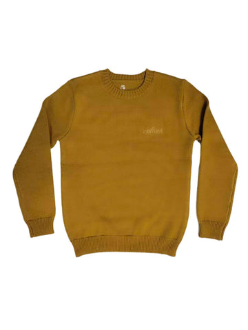 Cottier Mustard Leo Knit Sweater