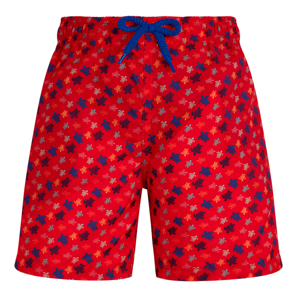 Vilebrequin Poppy Red Mini Turtles Swim Trunks