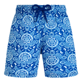 Vilebrequin Palace/Blue Tribal Turtles Swim Trunks