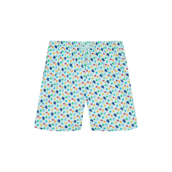 Vilebrequin Pacifc/Blue Rainbow Turtles Swim Trunks