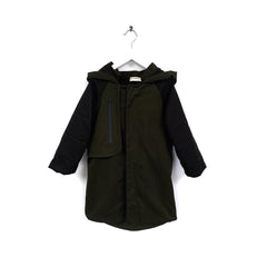 Anja Schwerbrock Forest Green Trench Coat – Panda and Cub