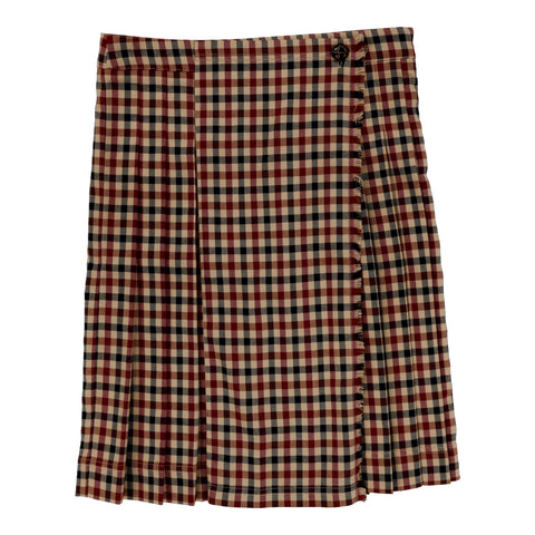 Lil Legs Analogie Tan Plaid Kilt Skirt