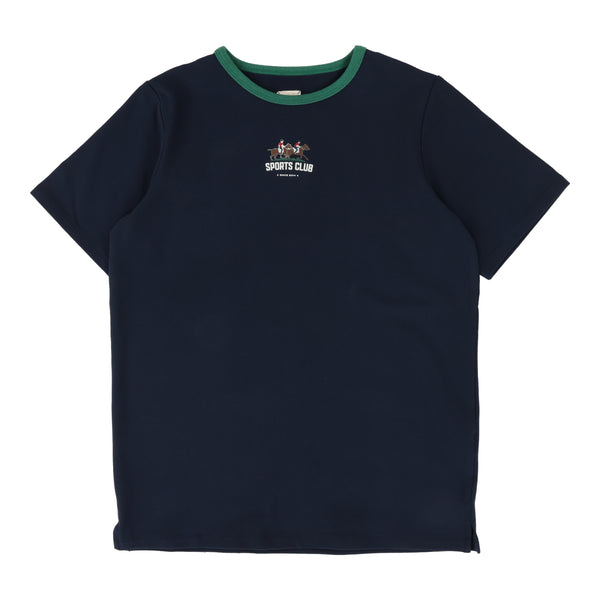 Lil Legs Navy Boys Tee