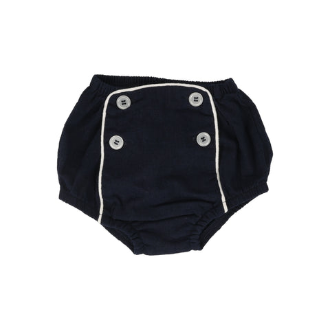 Lil Legs Analogie Navy Button Bloomer