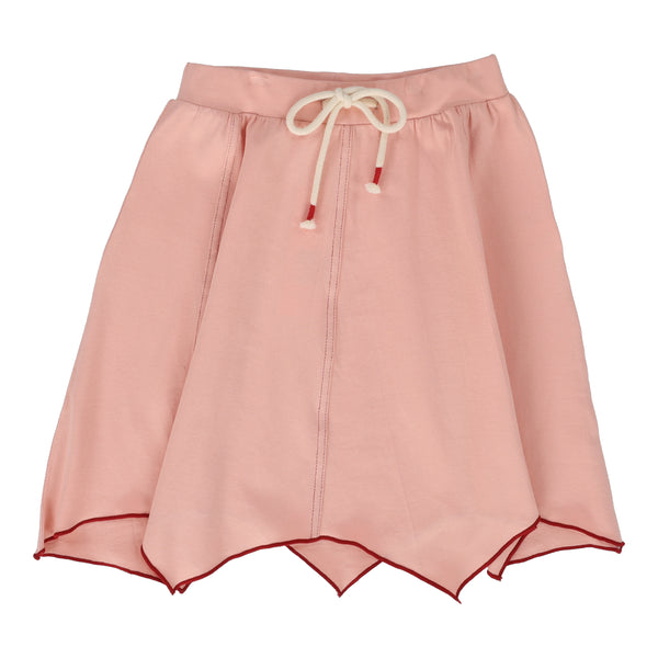 Lil Legs Coral Asymmetrical Skirt