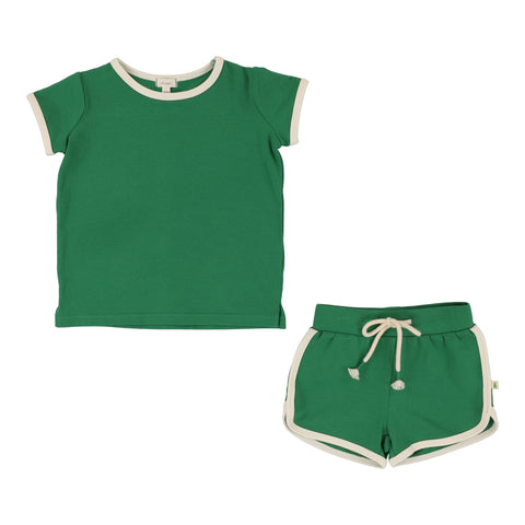 Lil Legs Boys Green Set