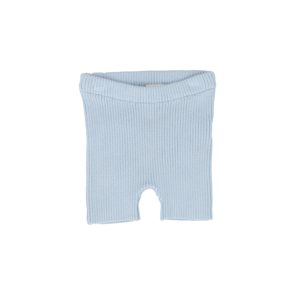 Lil Legs Analogie Light Blue Knit Shorts