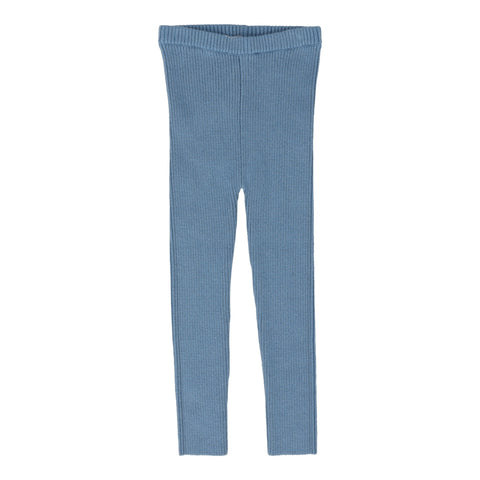 Lil Legs Analogie Bright Blue Knit Leggings