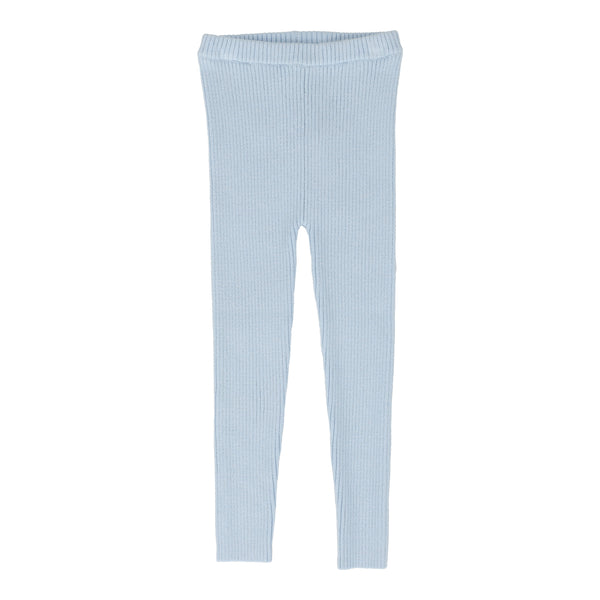 Lil Legs Analogie Light Blue Knit Leggings