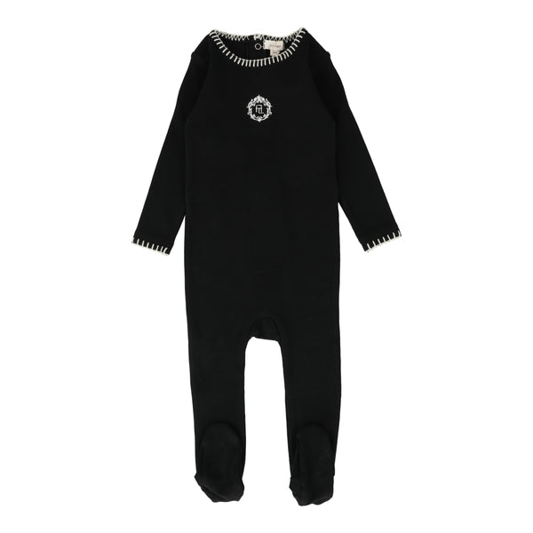 Lil Legs Analogie Black Emblem Footie