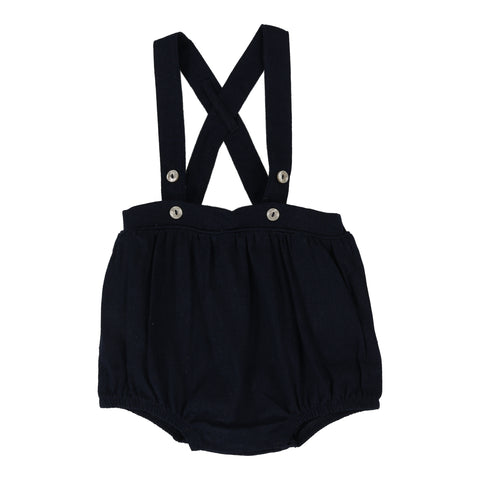 Lil Legs Analogie Navy Suspender Bubble Bloomers