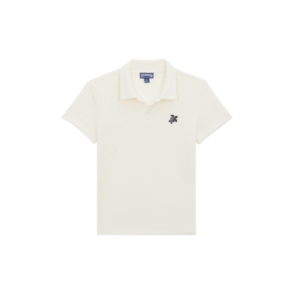 Vilebrequin White Turtle Terry Polo