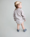 Buho Grey Vichy Romper