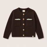 LRDM Brown Charlie Knit Cardigan