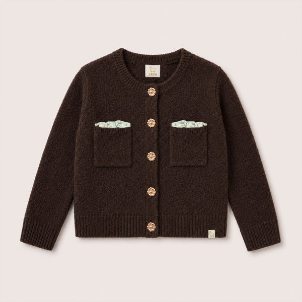 LRDM Brown Charlie Knit Cardigan