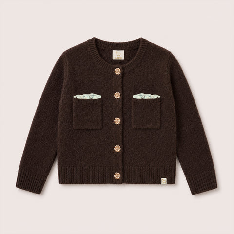 LRDM Brown Charlie Knit Cardigan