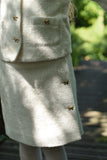 LRDM Sand Tweed Mara Skirt