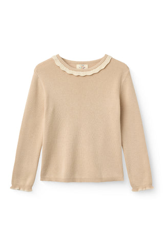Copenhagen Colors Beige LS Top