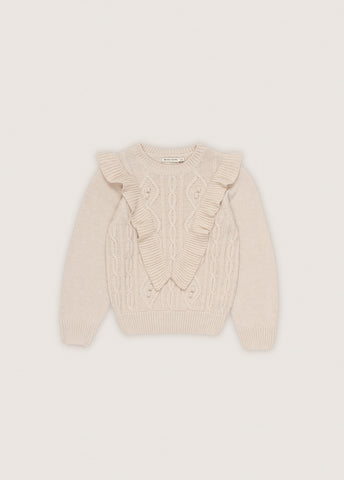 The New Society Sand Lucia Sweater