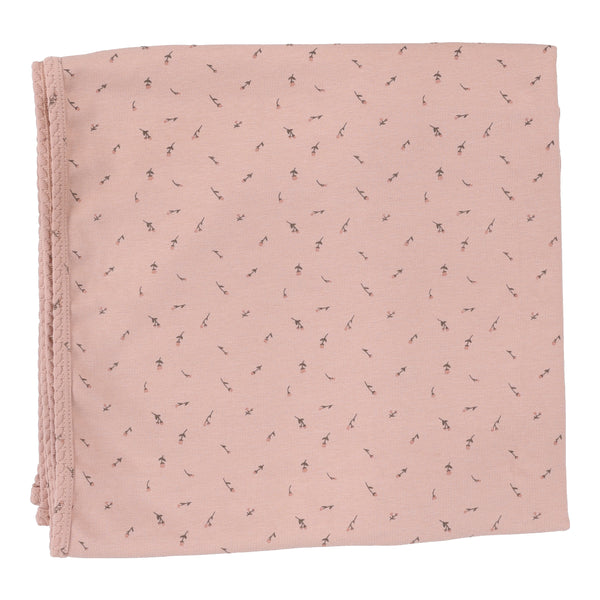 Lilette Pink Scattered Branch Blanket