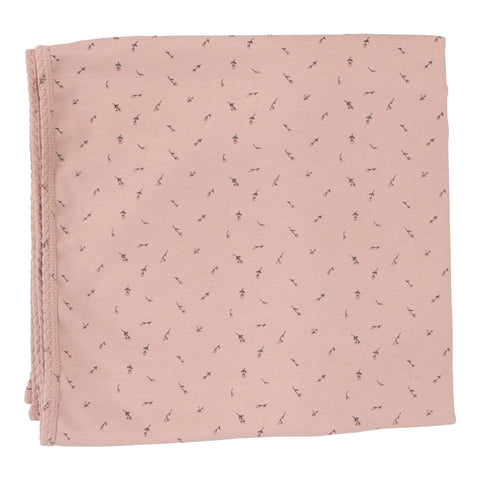 Lilette Pink Scattered Branch Blanket