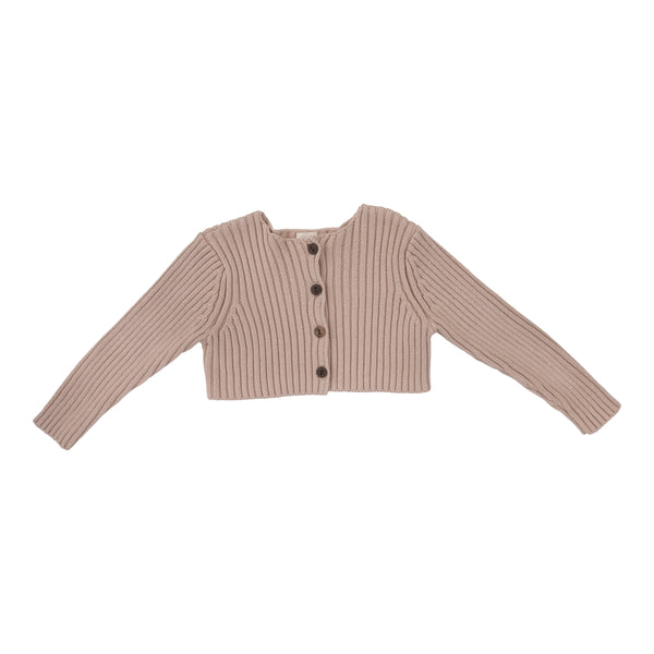 Lil Legs Analogie Pink Rib Knit Shrug